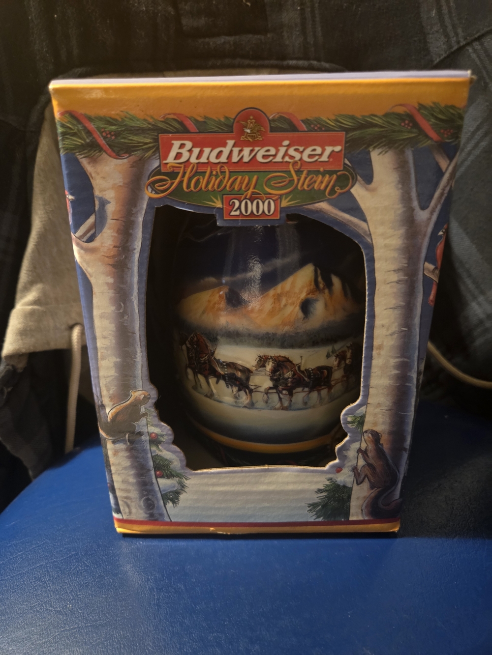 Budweiser Holiday Stein 2000
